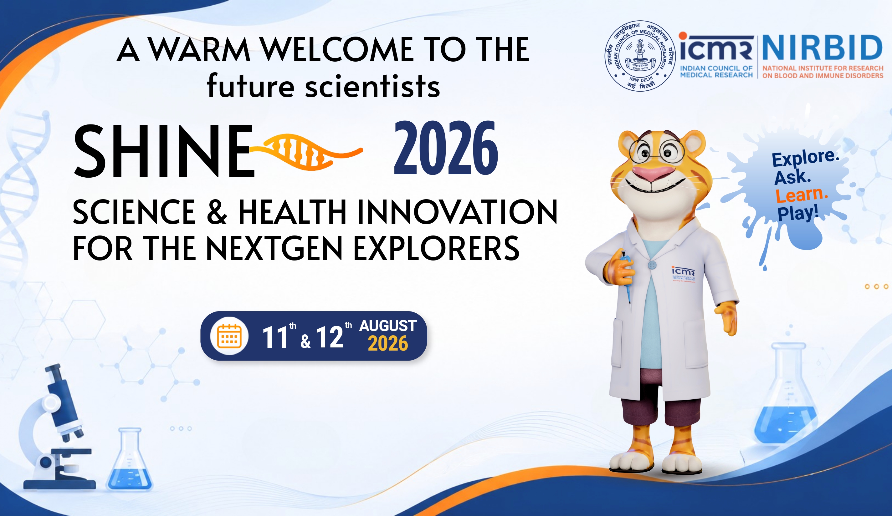 ICMR-SHINE 2026: Connecting School Students with the World of Biomedical Research